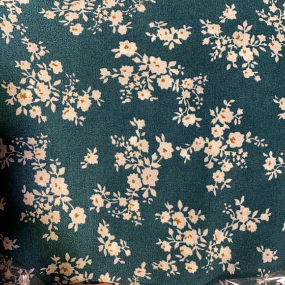 NEW Green Floral Flutter Sleeve Wrap Mini Dress Spring Summer Fashion Dress - Picture 5 of 7